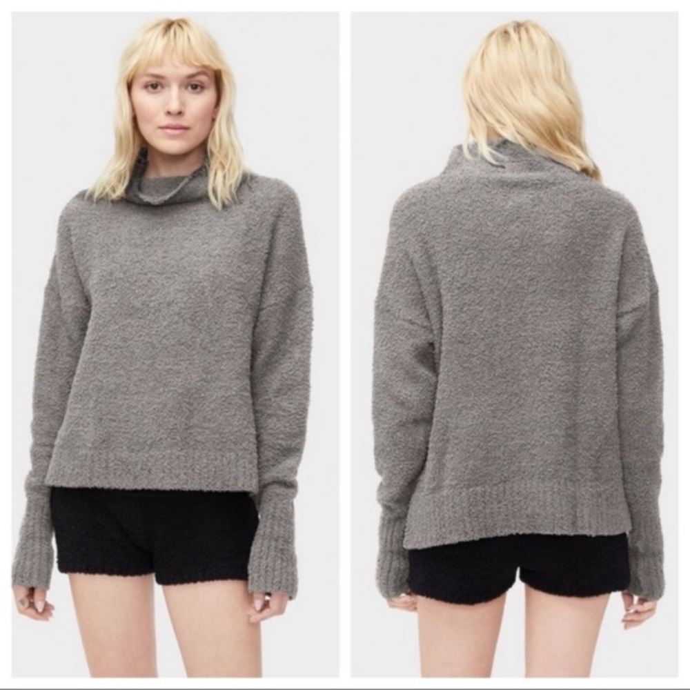 EUC - Ugg Teddy Sweater Gray size Small